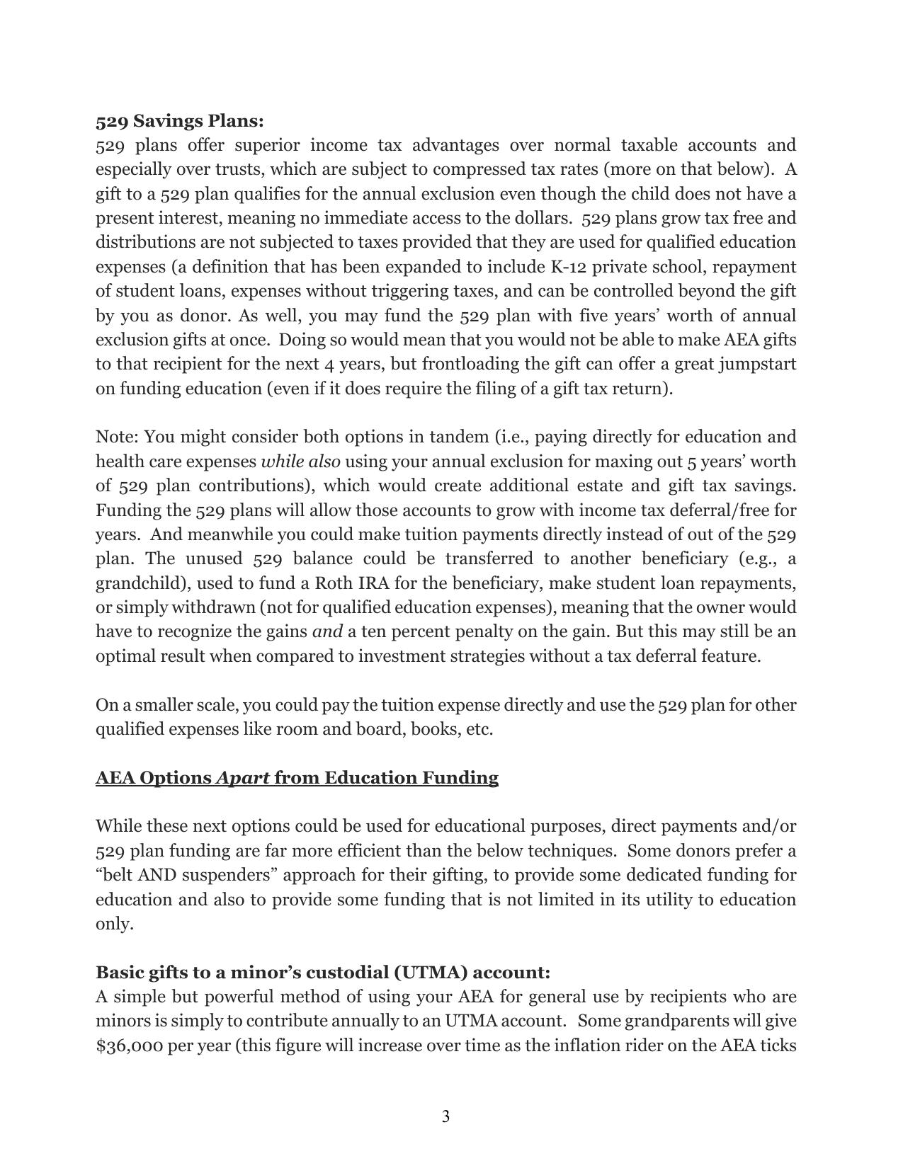 Efficient Wealth Transfers — page 3