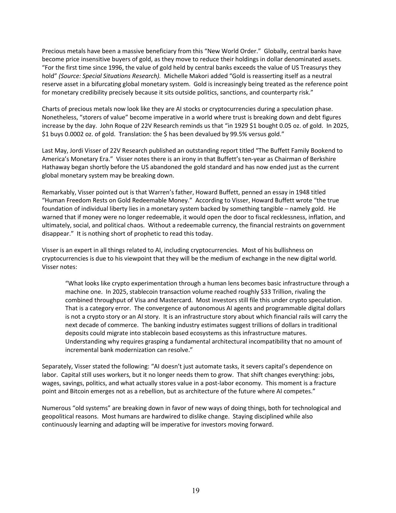 Investment Strategy Outlook 2026 — page 19
